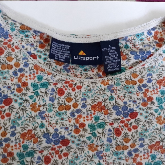 Lizsport Large Long Sleeved Floral Shirt - Picture 3 of 5